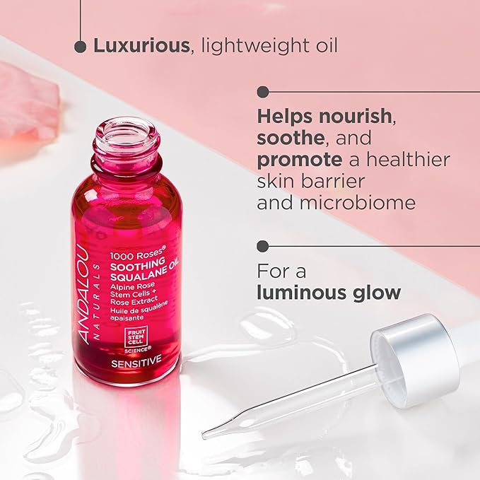 Andalou Naturals 1000 ROSES® Soothing Squalane Oil