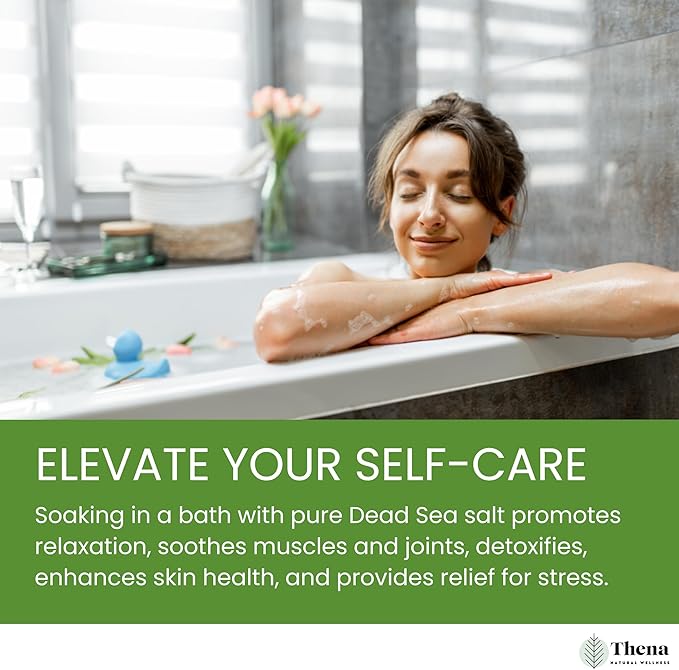 Thena Organic Relaxation Bath Soak and Organic Gentle Hydrating Face Foam Cleanser Bundle