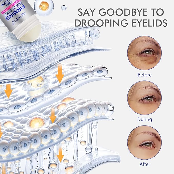 2025 Advanced Retinol Firming Serum Stick, Retinol Face Stick, 3-in-1 Smooth,Tighten and Firm Face,Neck & Jawline, Reduces Wrinkles,Nourishing Anti Aging Repair Cream for All Skin Types 2.02 OZ