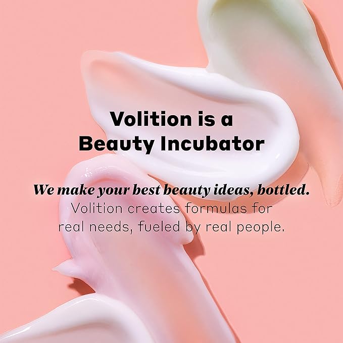 Volition Beauty Strawberry-C Brightening Serum with Vitamin C + Hyaluronic Acid 30ml/1oz | Vegan, Paraben-Free & Cruelty-Free