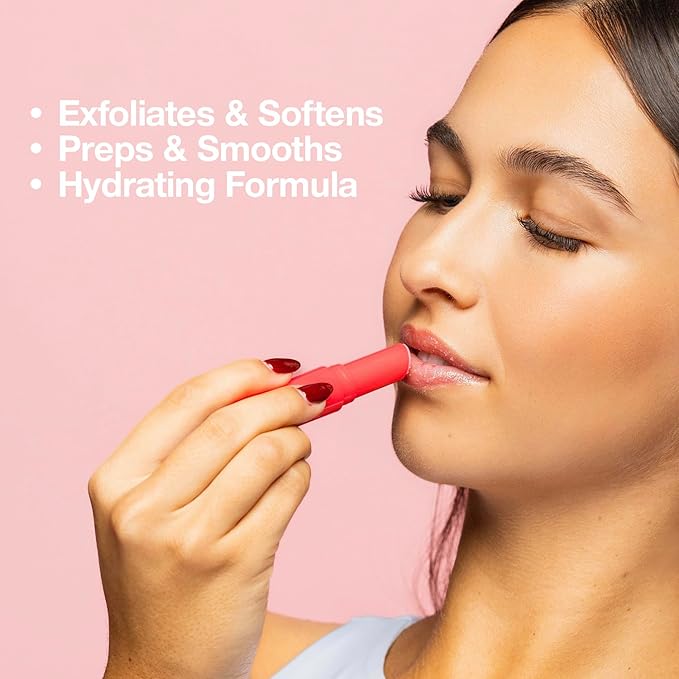 Palladio Lip Scrub Exfoliator Moisturizing Scented Lips Scrubber For Exfoliating & Smoothing Lips, Infused With Watermelon Extract Coconut & Vitamin E, Vegan & Cruelty-free