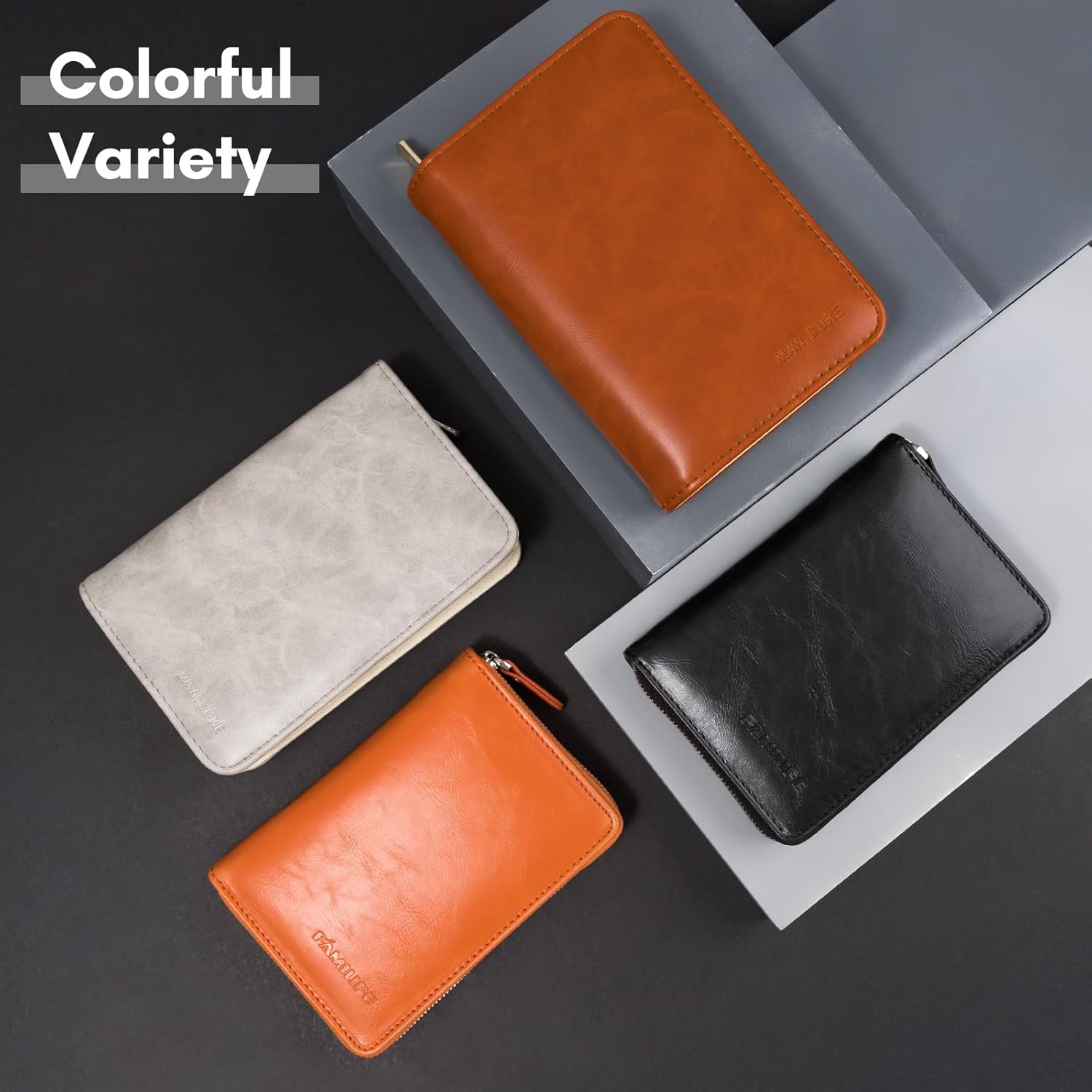 FAMILIFE Professional Manicure Set, Manicure Kit, Nail Clippers Set, Stainless Steel Pedicure Tool, Nail Kit with Portable Leather Travel Case Luxury Gifts for Him