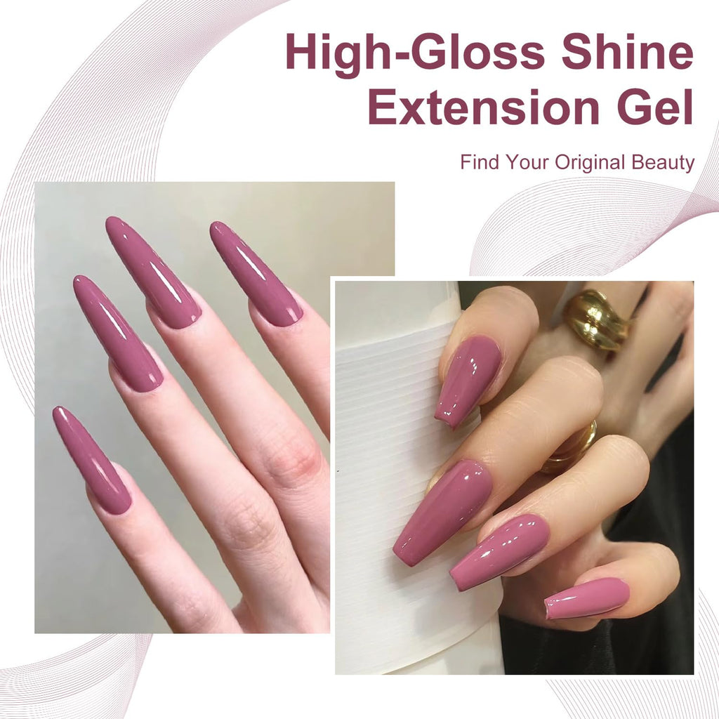 Major Dijit Quick Dry Nail Polish 12ml/0.41fl oz Dark Pink Regular Nail Lacquer Fast Drying & Long Lasting Nail Polish Nail Art Effect for Nail Salon