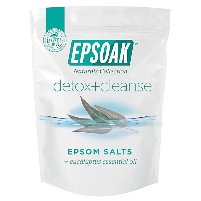 Epsoak Epsom Salt 2 lbs - Detox + Cleanse Bath Salts