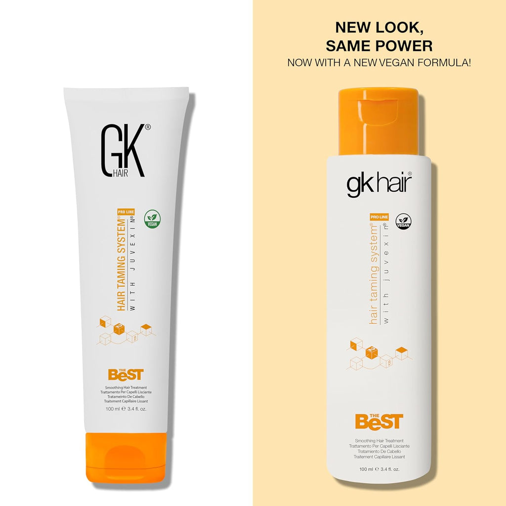 Keratin Hair Treatment Frizz Control Salon Smoothing Long Lasting Cream for All Frizzy Free Curly Dry Damaged - Professional Brazilian Complex Blowout Straightening For Silky Smooth - 3.4 Ounce