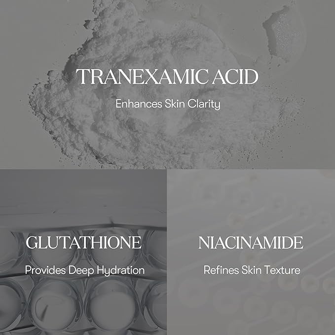 VT COSMETICS TX Toning Essence 1000 Shot, Tranexamic Acid Serum with Niacinamide, Glutathione for Radiant Glass Skin Face, Dark Spots, Acne Scar, Sensitive Skin Care, Korean Skincare, Fragrance-Free