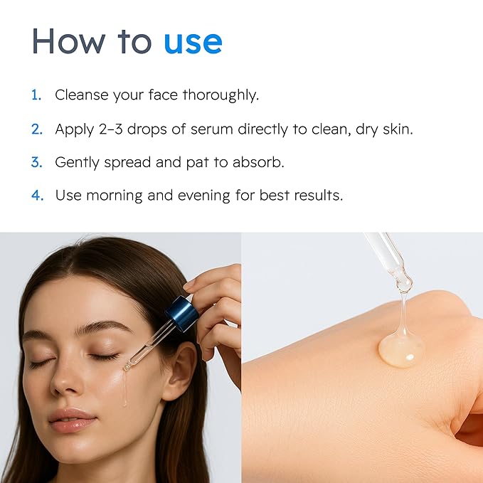 Blissberry 0.1% Salicylic Acid Acne Serum - Hydrating Serum Soothing Moisturizer, Salicylic Acid for Blackheads & Whiteheads Pores, Reduce Excess Oil & Bumpy Texture, 0.5 Fl Oz