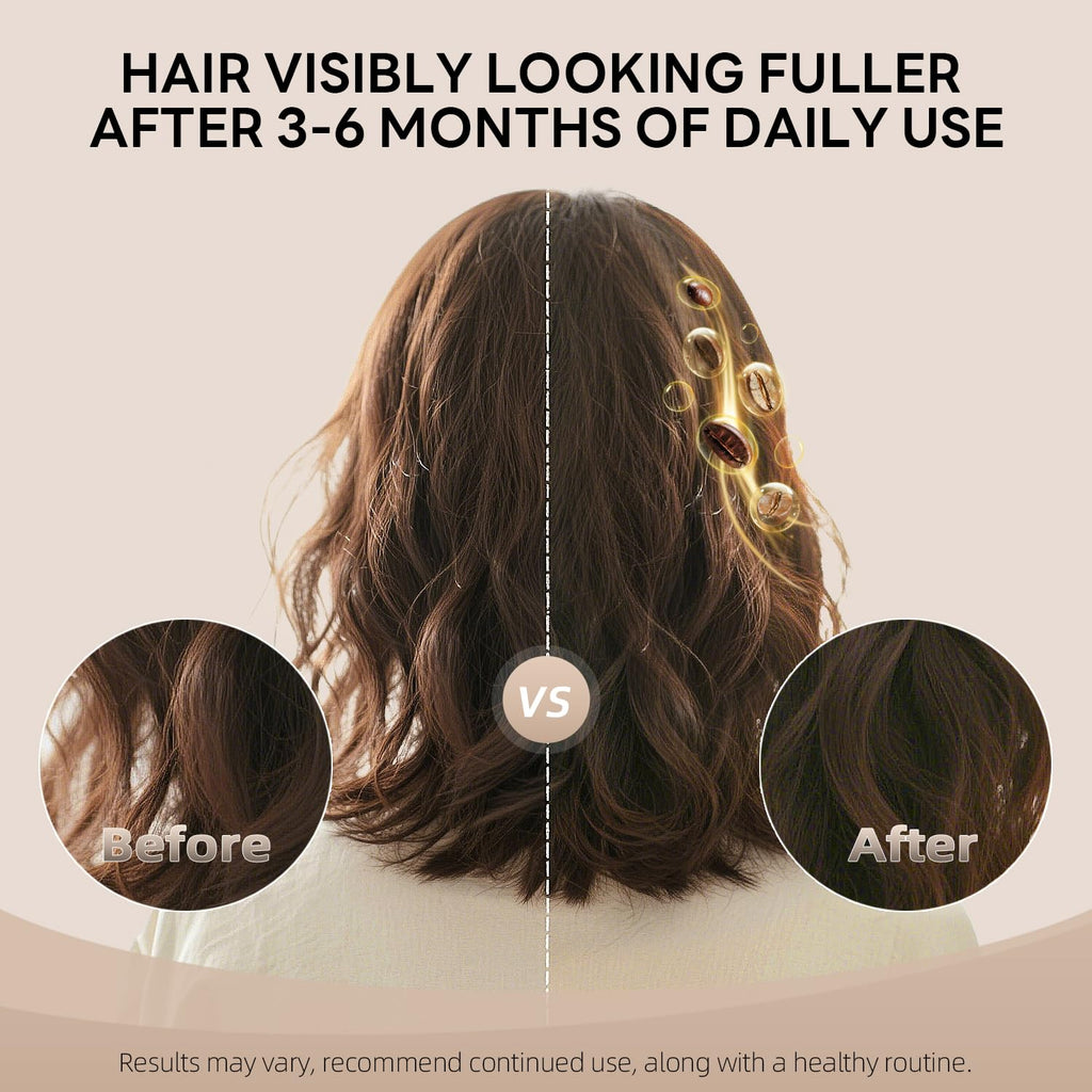 Alfheim Coffee+ Thickening Hair Mask | Biotin & Caffeine for Fine & Thinning Hair | Deep Conditioning & Strengthening Treatment | Moisturizes, Repairs & Adds Volume | Sulfate-Free & Color-Safe 8.45 oz