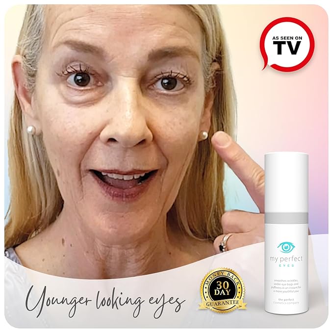 My Perfect Eyes by Penny Lane | Anti-Aging Eye Cream for Dark Circles & Puffiness | Instant Firming Treatment for Wrinkles & Fine Lines | Undereye Serum to Reduce Bags & Hollows | 20ml