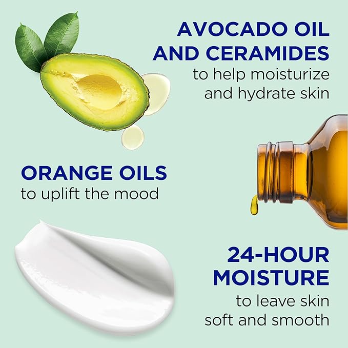 Dr Teal's Body Lotion, Glow & Hydrate Ceramides & Avocado Oil, 18 fl oz (Pack of 3)