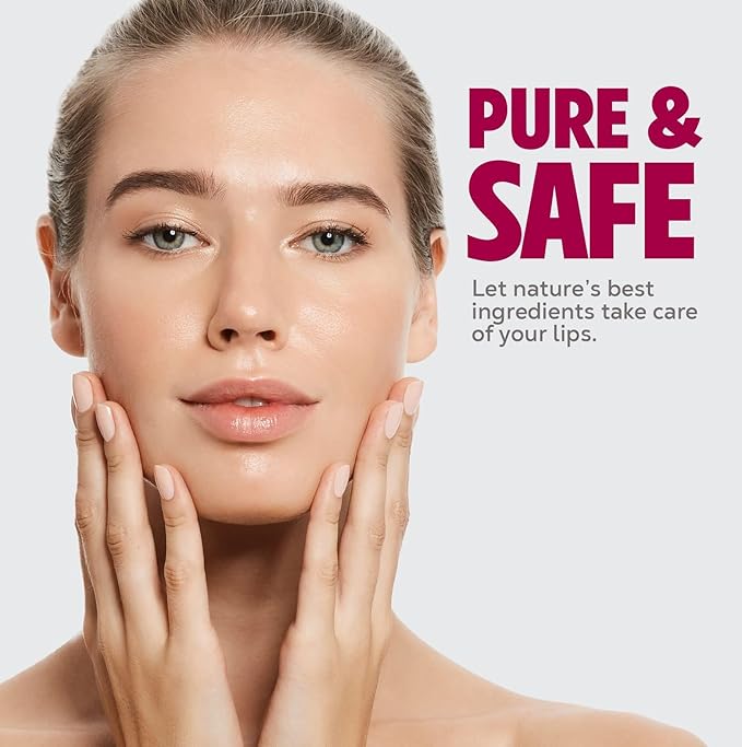 Lanolin Lip Balm 3 pack - Organic Lip Repair - Medical grade - Natural nipple cream - Moisturizer for dry cracked lips - Hydrating lip care - Ultra pure jojoba oil - Chapstick Men & Women (1.05 oz)