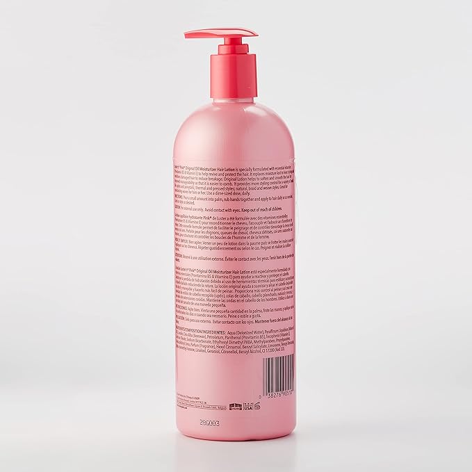 Luster's Pink Oil Moisturizer Hair Lotion 946 ml/32 fl oz Pink