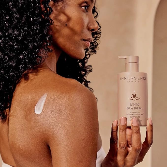 INNERSENSE Organic Beauty - Awaken + Renew Body Essentials Set | Non-Toxic, Cruelty-Free, Clean Skincare (2 piece set)