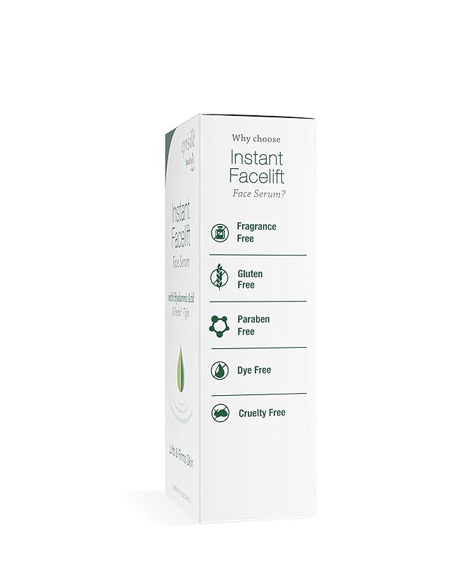 Hyalogic Instant Facelift Serum w/Hyaluronic Acid & Pepha Tight Formula to Lift, Firm & Tighten Skin - Lessens Fines Lines & Wrinkles - 1oz