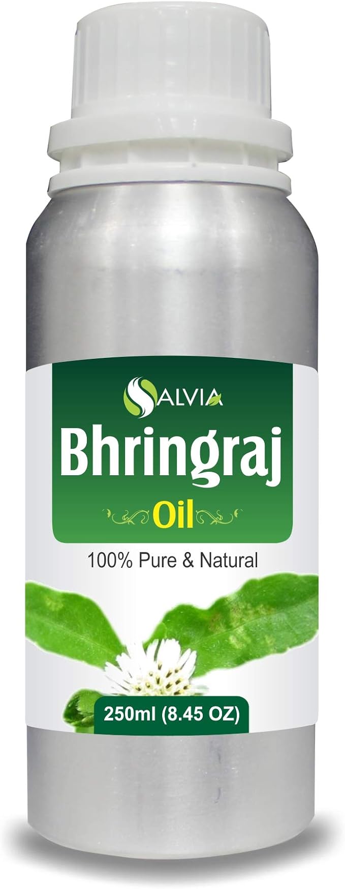 Salvia Bhringraj Oil (Eclipta alba) - Undiluted Uncut Cold Pressed Premium Oil (500ml (16.9 Fl Oz))