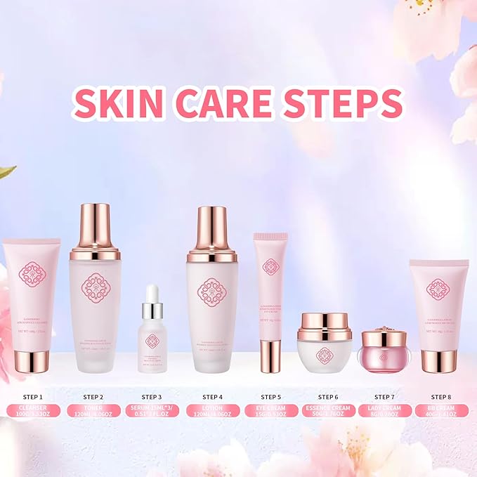 Ganoderma Anti-Aging10-Piece Skincare Set Moisturizing and Rejuvenating Skincare Set For Women Mother's Day Gift