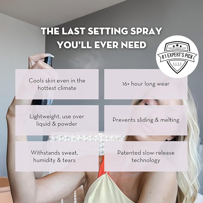 Skindinavia The Makeup Finishing Spray, Oil Control Makeup Setting Spray, All-Day Wear, Long-Lasting Up to 16+ Hours, Heat-Resistant & Waterproof, Fine Mist, 2.0 Oz