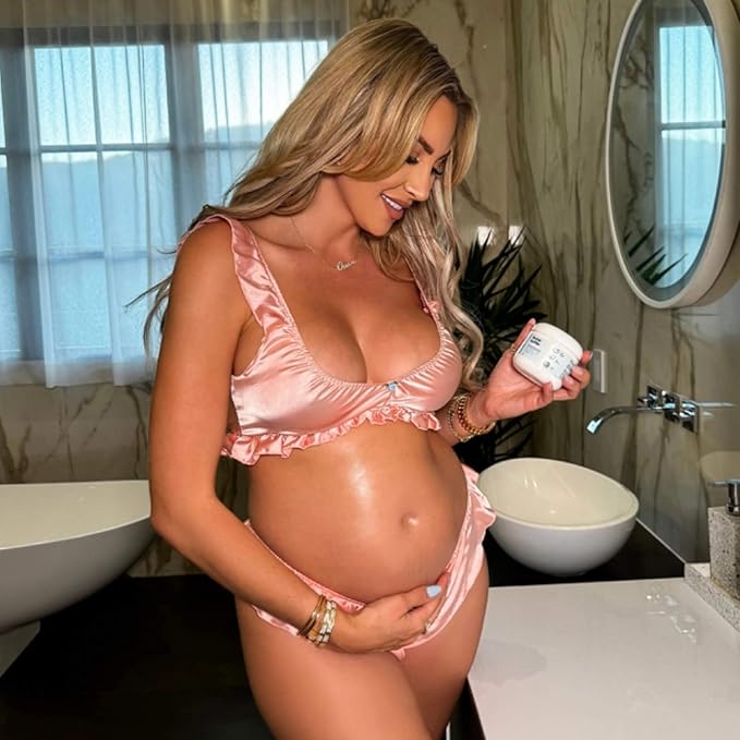 Bumpology Bump Butter Stretch Mark Moisturize Cream | 2-in-1 Powerful Butters + Oils | Physician Formulated | Hydrating Body Lotion | Pregnancy Safe | Made in USA