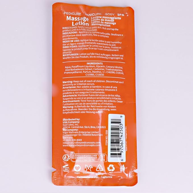 Pedicure Kit Foot Soak Set: Bubble Salt, Sugar Scrub, Massage Mask, Massage Lotion in a Box, 4 Step Foot Spa Kit for Dry Feet, Softens Calluses, Soothes Sore and Tired Feet (Mango)