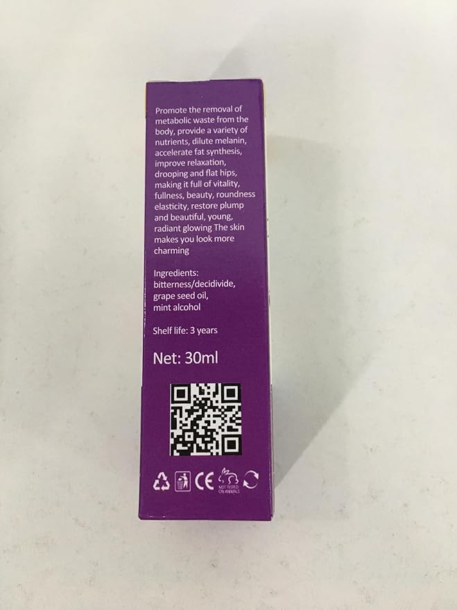 Safudan Hip Plump Up Oil,Firming Body Oil, Natural Herbal Hip Lift Buttock Massage Oil, Butt Firming Enhancement Essential Oil for Women, Firming & Lifting Fast (2 PCS)