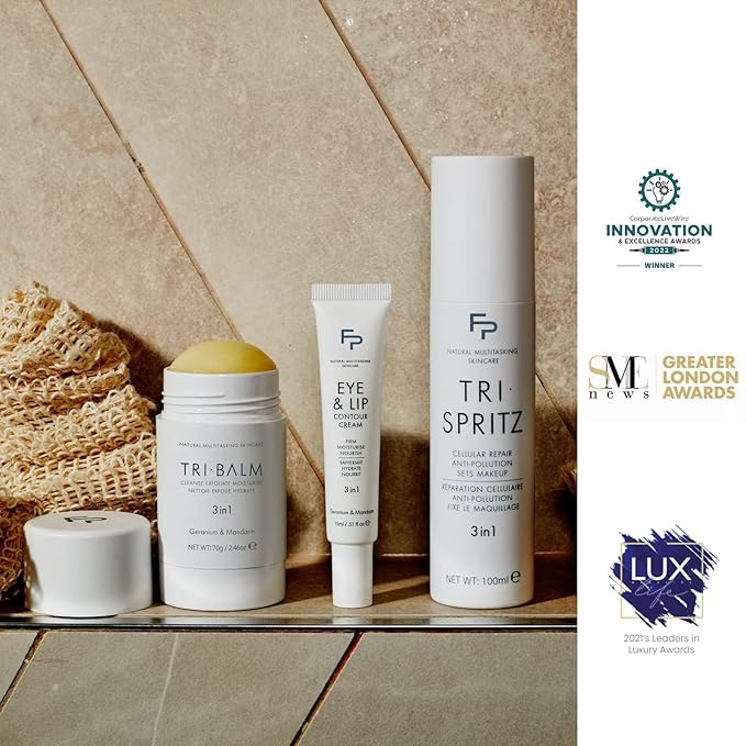 Tri-Serum, 3-in-1 Facial Serum with Natural Ingredients to Regenerate, Firm & Tone, and Repair Skin Barrier Function + Address Fine Lines and Wrinkles, For All Skin Types, 30 ml, 1 Fl Oz