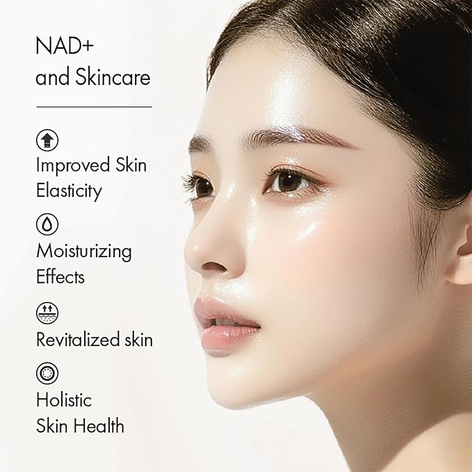 Novus Ordo, NAD+ Ingredients, Revolutionary Korean Skincare Solution, Revitalizing Ampoule serum, NAD healthy aging, Elastic, Moisturing and Glowing Skin, Authentic K-beauty, 1.01 fl oz