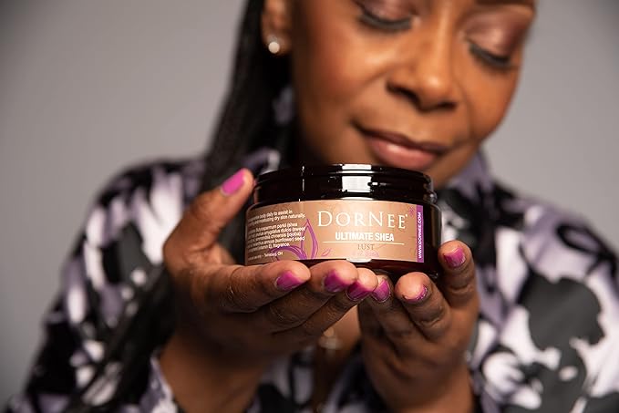 DorNee’ Ultimate Shea Butter Almond Scented, Natural Moisturizing, Ultra Rich, Fragrant, Shea & Jojoba Oil Blend (8 oz)