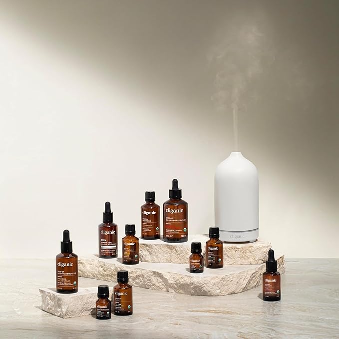 Cliganic USDA Organic Argan Oil, 100% Pure | for Hair, Face & Skin | Natural Cold Pressed Carrier Oil, Imported from Morocco (Packaging May Vary)