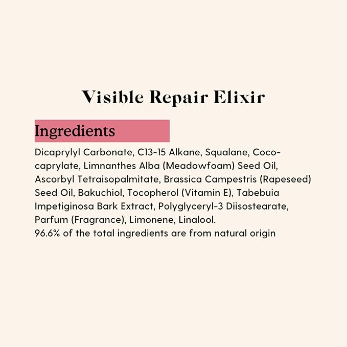 Essano Visible Repair Elixir Face Serum, Face Oil Vitamin C Serum, Supports Anti Aging, Appearance of Fine Lines, Wrinkles, Cruelty Free, 20ml