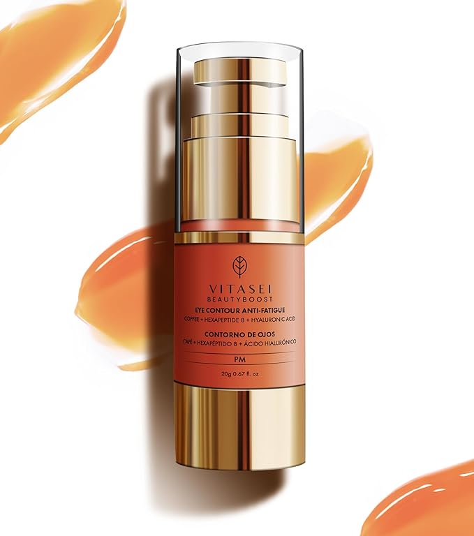 Moisturizing Night Serum w/Hyaluronic Acid, Cucumber, Grape & Coffee Extract for Dark Circles, Puffiness & Bags - Under Eye Hydration Serum for Women & Men (0.67 Fl Oz)