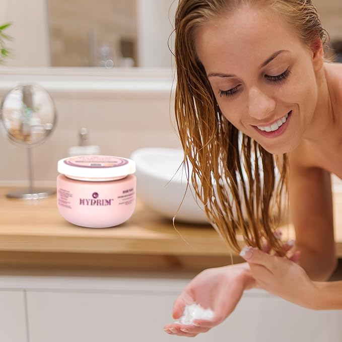 Botanical Hydrating Hair Mask for Damaged Hair – Max Repair & Deep Hair Conditioner – Hair Moisturizer, Infused with Argan Oil Plus 10 More Nourishing Oils – Fresh Floral Aroma, 8.45 fl oz