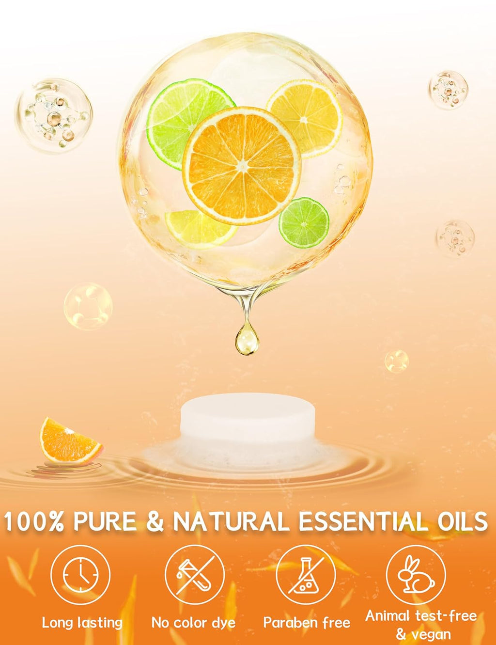 Shower Steamers Aromatherapy 15 Pack, Tangerin & Lemon Shower Bombs with Natural Essential Oils, Relaxation & Birthday Gifts for Women and Men, Stress Relief & Self Care Gifts, Shower Tablets