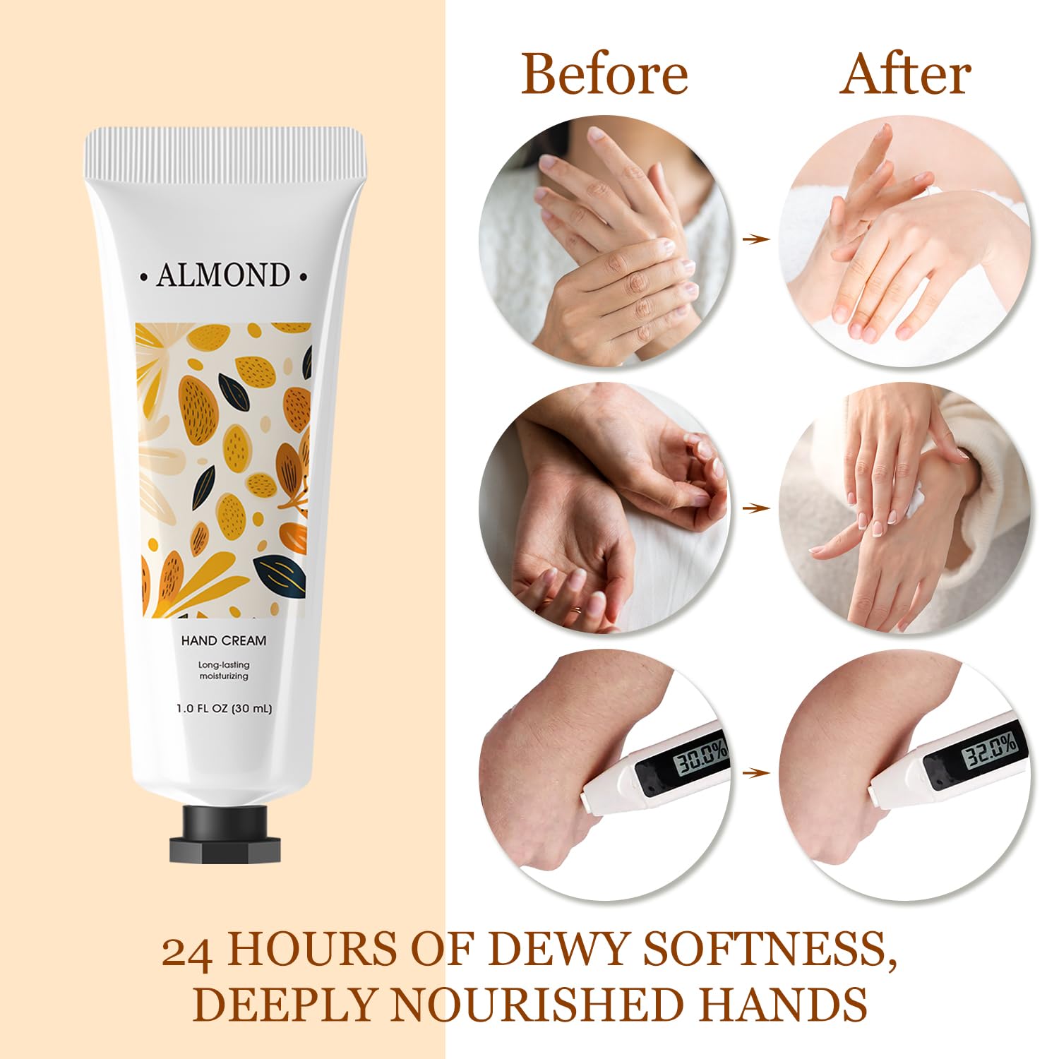 BODY & EARTH 30 Pack Hand Cream Bulk, Mini Hand Lotion, Travel Size Lotion for Women, Teacher Gifts, Bridesmaid Gifts and Bachelorette Party Favors