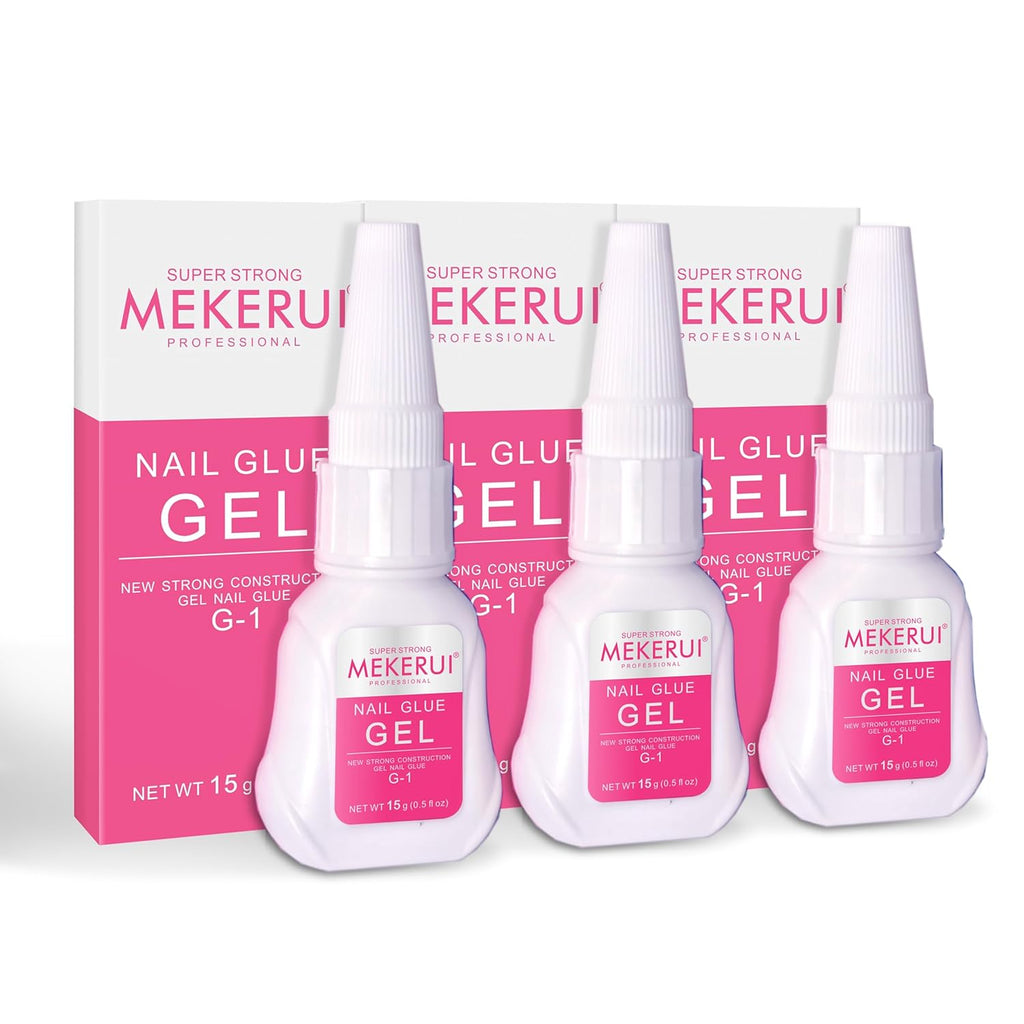 Super Strong Nail Glue for Press on Nails Resists Dripping and Clogging. It Dries Rapidly in 7 Seconds sans UV Light, Offers Long Lasting 30+ Days, is Waterproof, and Meets Professional Salon