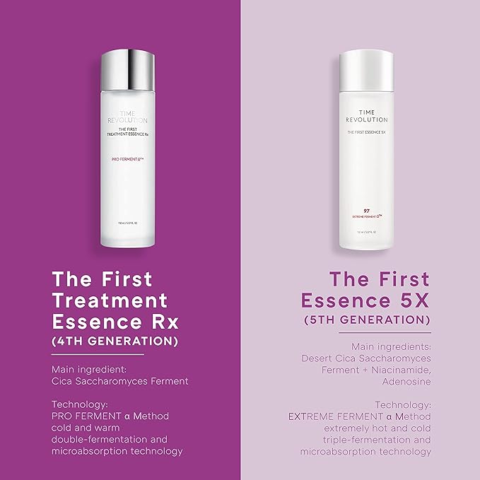 MISSHA Time Revolution The First Essence RX (4th Gen) 5.07 Fl oz/150ml, Korean Face Essence, Hydrating Facial Toner, Skin Smoothing & pH Balancing Toner for All Skin Types, Mother's Day Gifts