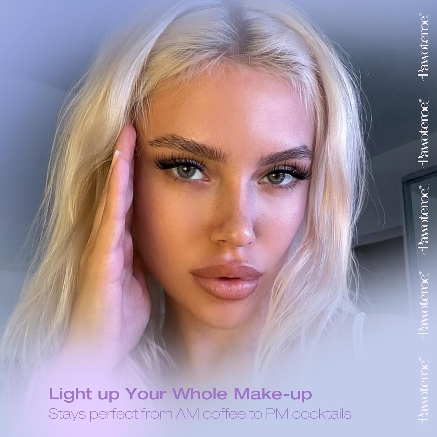 Pawotence Lash Clusters Fairy Eyelash Clusters 10-18mm Wispy Lashes Cluster Eyelash Extensions 144pcs Wet Individual Cluster Lashes Full False Eyelashes for DIY Lash Extension