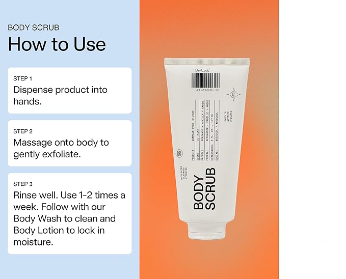 Dedcool Body Scrub Mini 2OZ Taunt – Gentle Exfoliating Formula with Rice Powder, Kakadu Plum & Coconut Oil