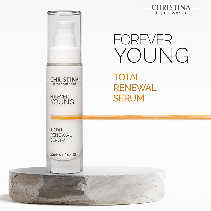 Christina Forever Young Renewal Serum for Face | Rejuvenation, Fresh and Velvety Feel | Face Serum for Lasting Skin Health | Easy Application for Daily Use for All Skin Types 30ml / 1 fl.oz