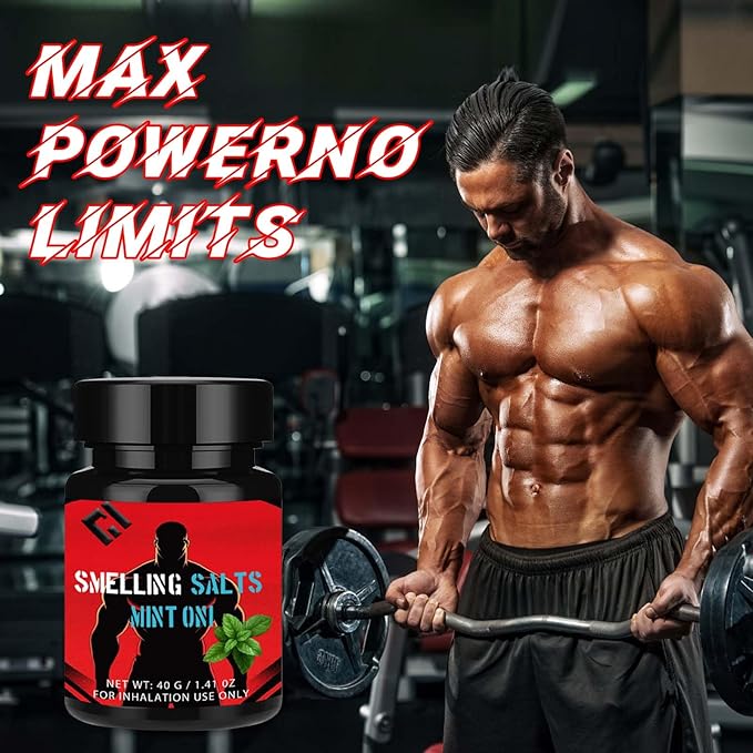 Smelling Salts,Smelling Salts for Athletes in Powerlifting, Hockey, Football & More, Instant Energy Boost, Enhanced Focus & Motivation,40G(Sealed Oni)-02 (1, Sealed Oni-red) (Sealed Oni) (Mint)