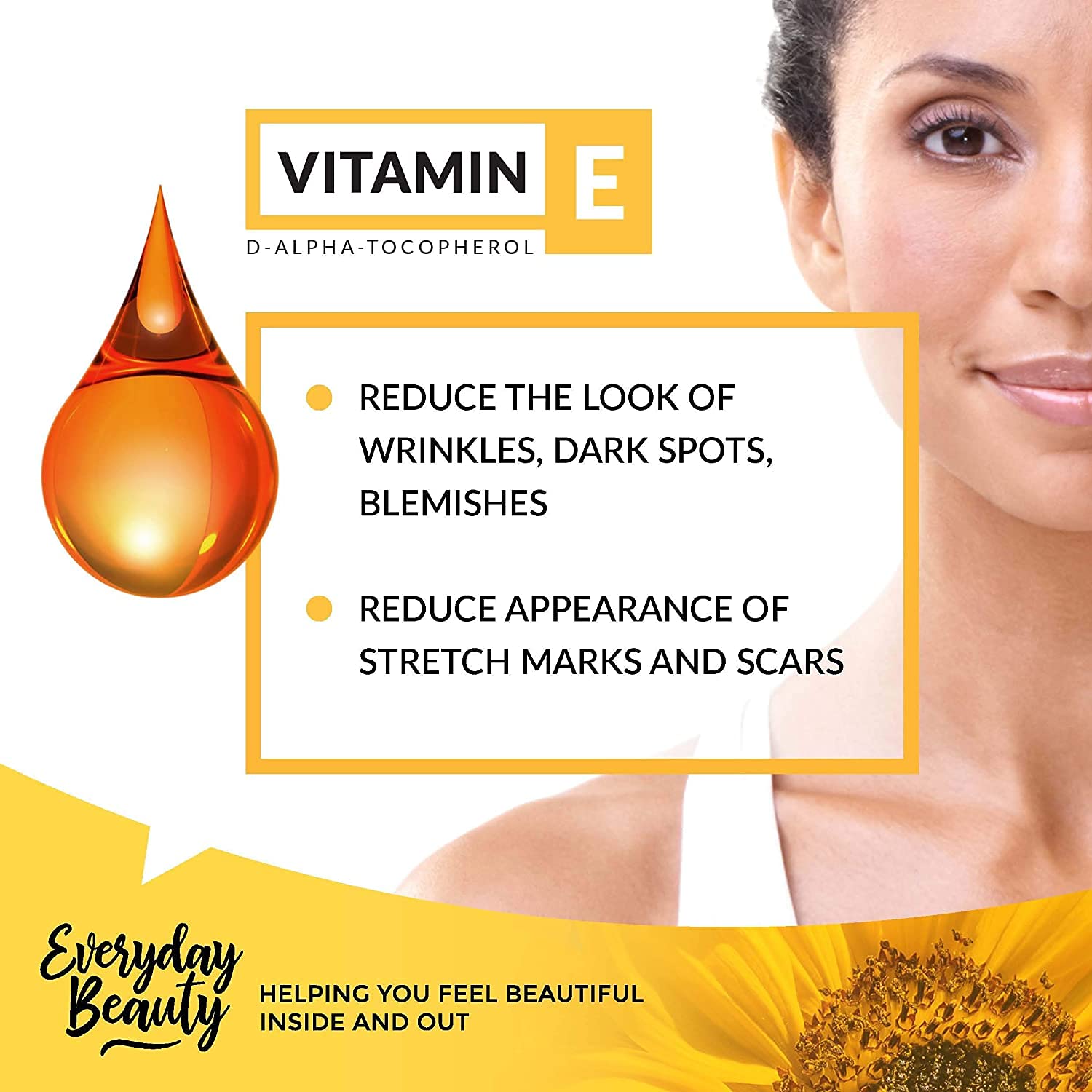 Vitamin E Oil Bulk - 1 Gallon - D-Alpha Tocopherol 100% Pure & All Natural 42,500 IU per oz - Thick, Amber Color, Nutty Aroma - From Wheat Germ - Face Body Hair - DIY Cosmetics & After Surgery Scars