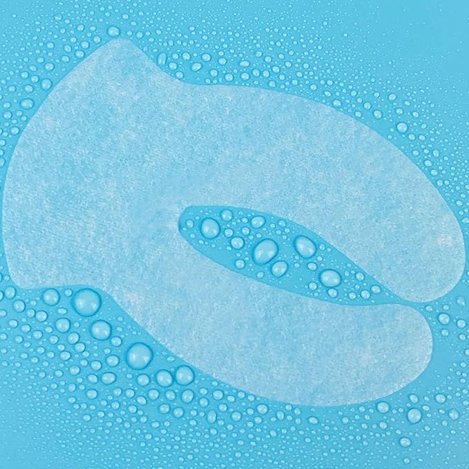 Eye Compressed Paper Sheet, U Shape Cotton Disposable Under Eye Sheet 200pcs, Eye Compressed Sheet, Soft for SPA