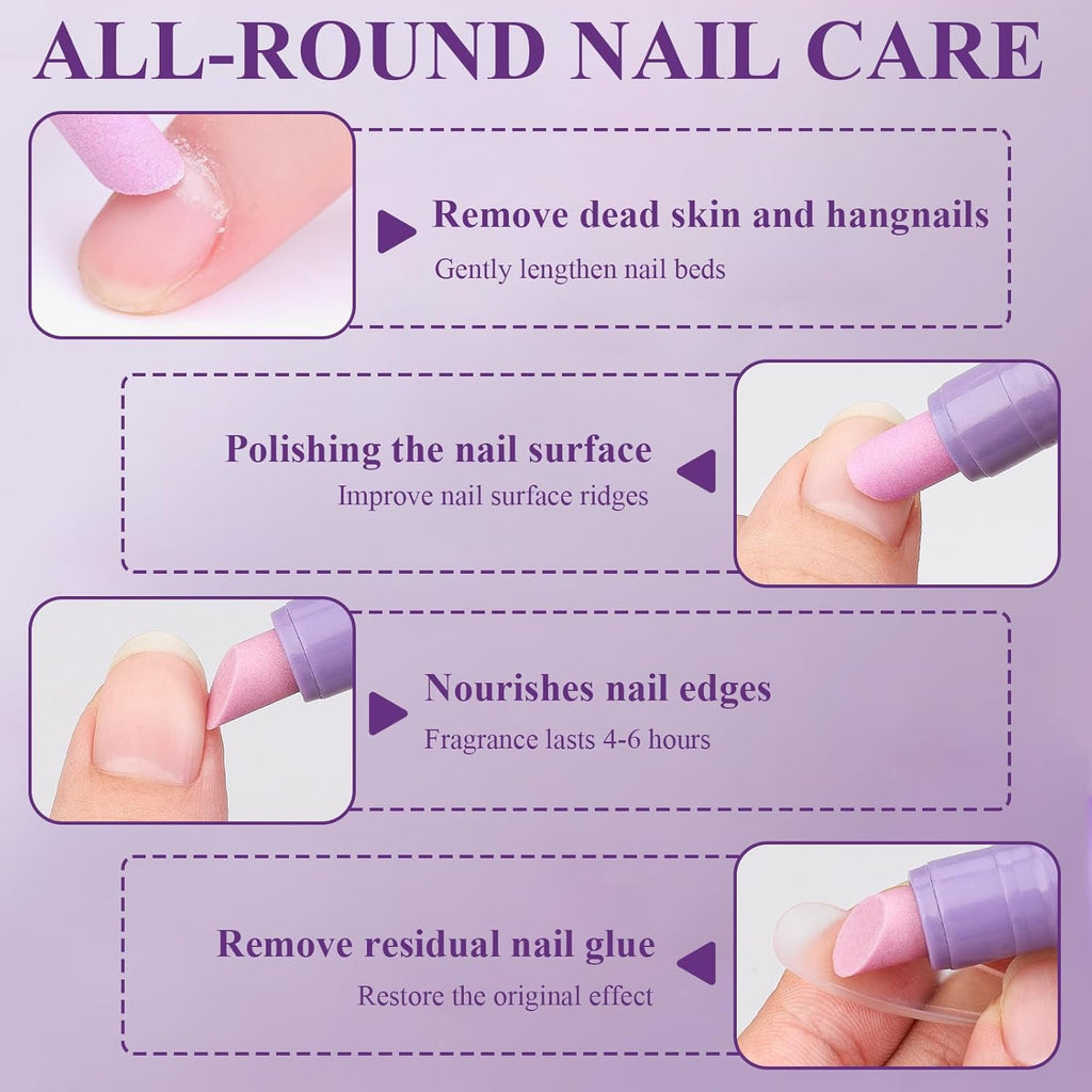 3PCS 3-in-1 Cuticle Oil Pen, Cuticle Pusher Nail Oil Pen with Ceramic Tip, Nail Care Pen, Cuticle Pusher Pen for Hangnails, Dry & Damaged Nail, Moisturize Strengthen Brighten Nails Care