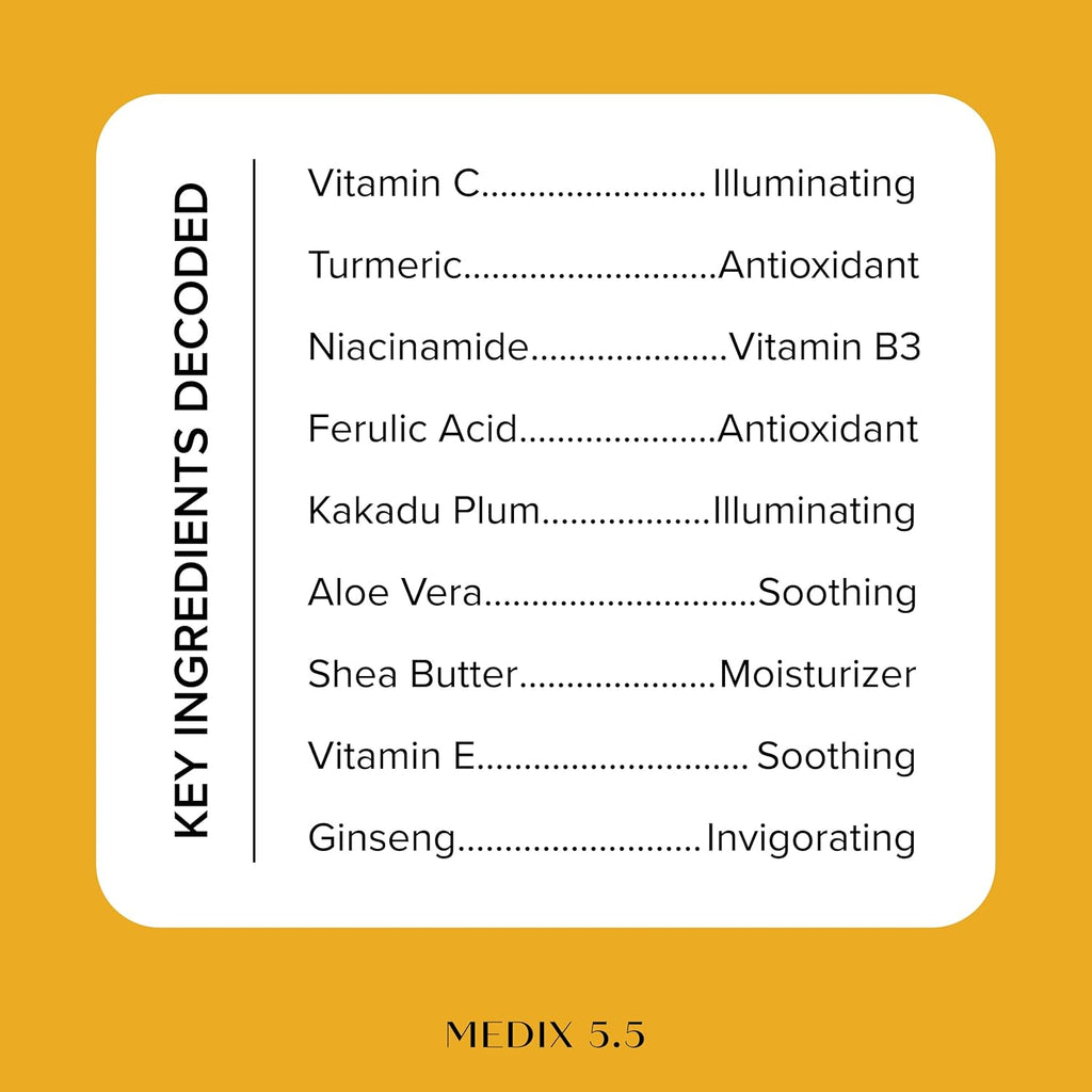MEDIX 5.5 Vitamin C Cream Face Lotion & Body Lotion Moisturizer | Anti Aging Skin Care Firming & Brightening Cream Diminishes The Look Of Uneven Skin Tone, Age Spots, & Sun Damaged Dry Skin, 15 Fl Oz