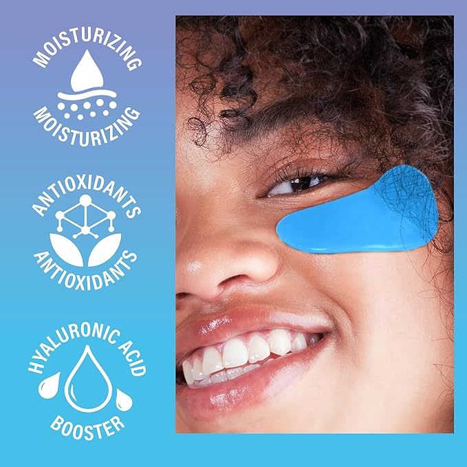 Eye Patches for Dark Circles and Puffiness, Under Eye Mask with Hyaluronic Acid and Marine Algae, Vegan and Cruelty-Free Under Eye Patches, Marine Algae Eye Masks, 5-Pack