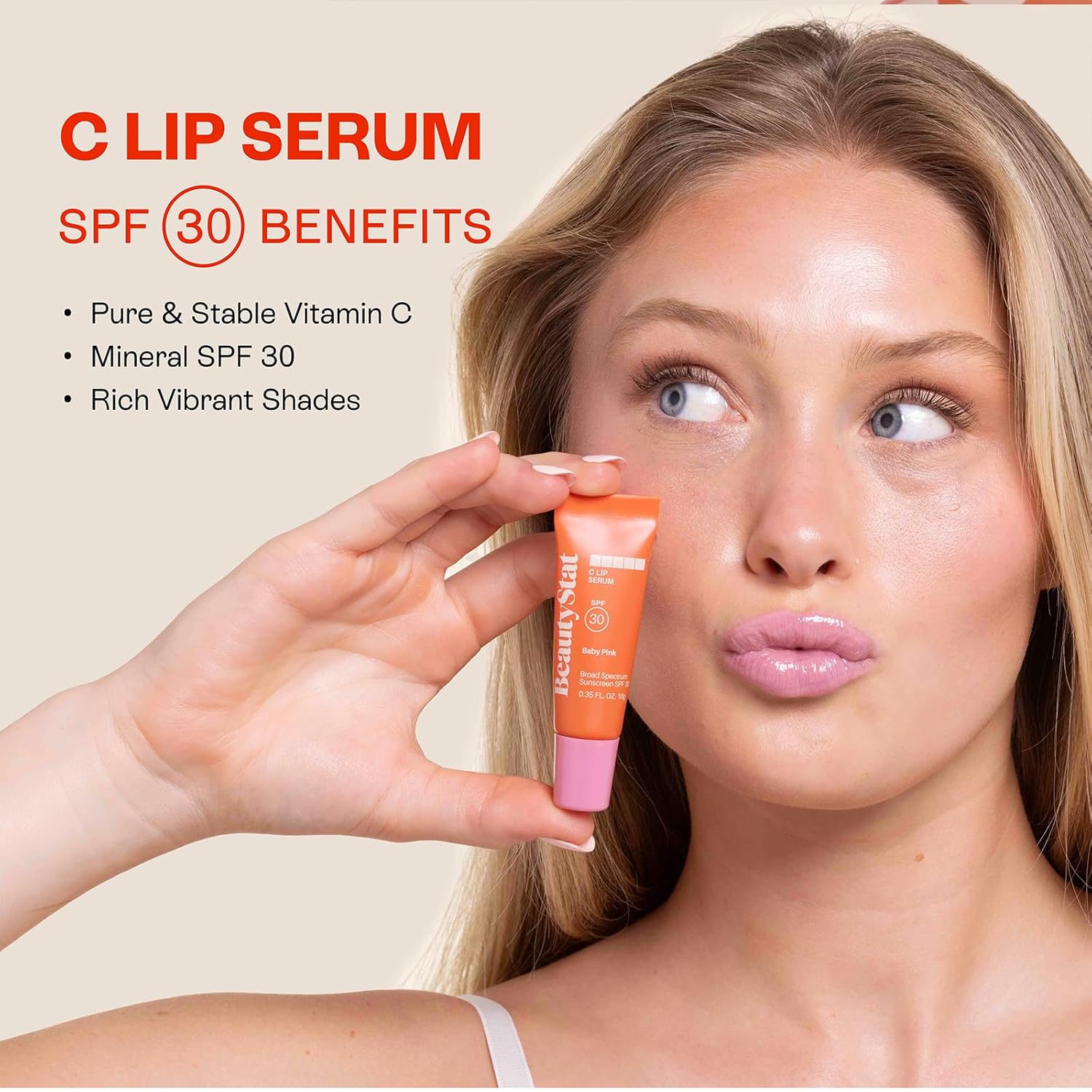 BeautyStat C Lip Serum - Baby Pink