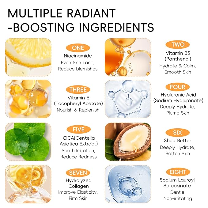 Korean Skin Care Set, Snail Mucin 97.5% Repair Cream, Collagen Facial Facial Moisturizer, Mother Day Gifts, Hydrating Repair Face Cream, Anti-Aging, Korean Skincare for Women