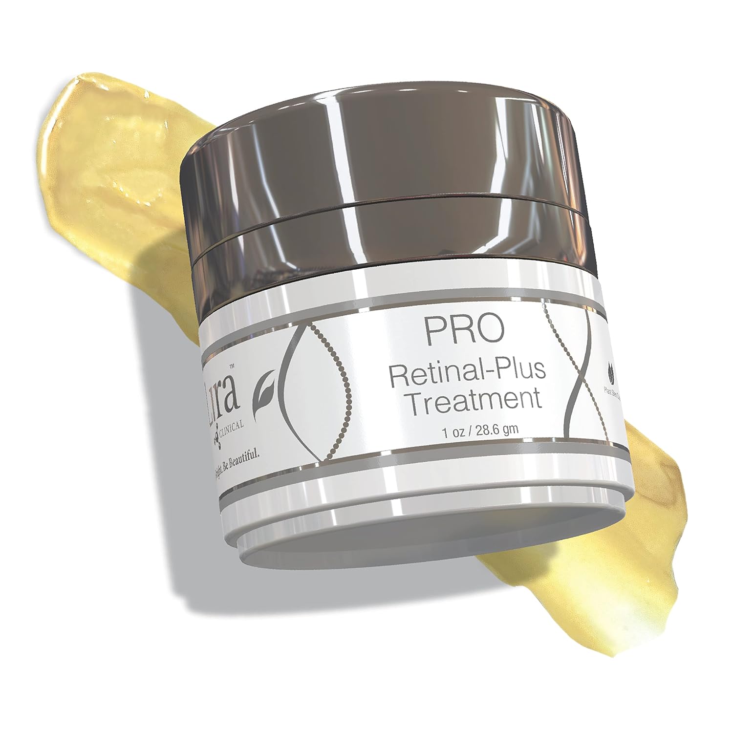 Lira Clinical PRO Retinal-Plus Treatment - Retinol Cream with Hyaluronic Acid, Salicylic Acid & Vitamin C - Helps Reduces Fine Lines & Wrinkles - All Skin Types - 1 fl oz