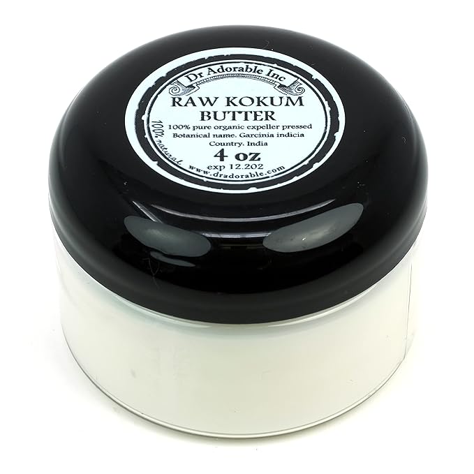 Dr Adorabale - 4 oz - Kokum Butter - Raw 100% Pure Natural Premium Organic