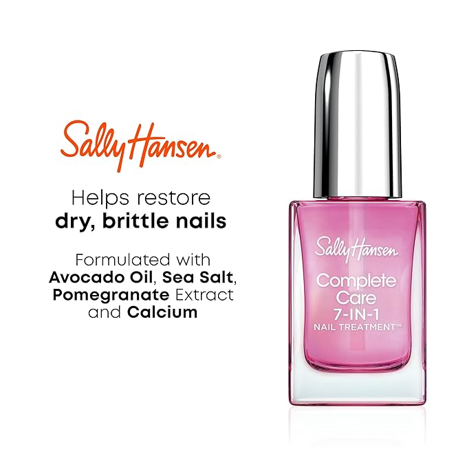 Sally Hansen Complete Care 7-in-1 Nail Treatment™, Nail Strengthener, Base and Top Coat, Nail Moisturizer