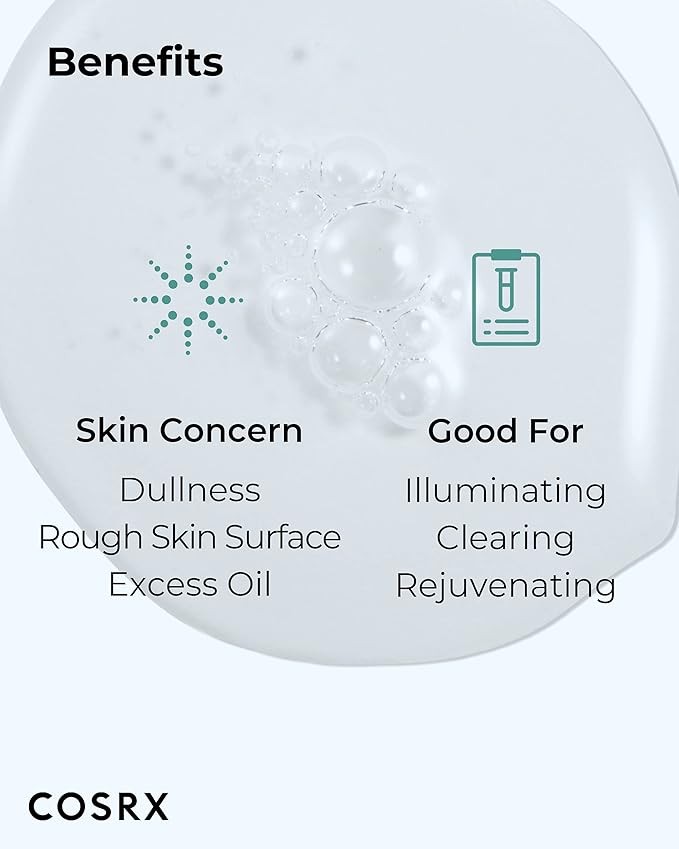 COSRX AHA BHA Vitamin C Booster Serum 1.01fl.oz/30ml, Anti Aging, Plumping, Hydrating Serum with Niacinamide, Not Tested on Animals, No Parabens, Korean Skincare